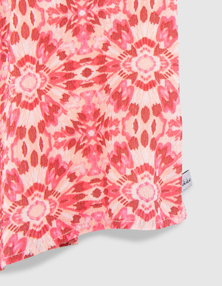 Top lencero rosa estampado étnico niña-4