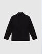 Veste de costume cérémonie noire faux-uni garçon-5