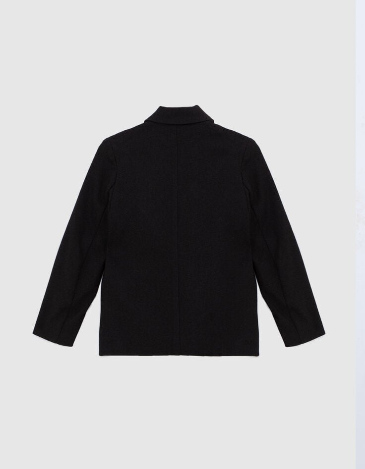 Veste de costume cérémonie noire faux-uni garçon-5
