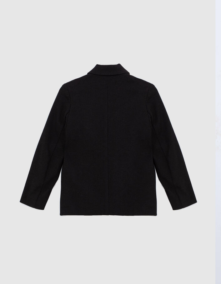 Boys’ black semi-plain occasionwear suit jacket - IKKS