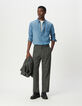 Chemise en jean regular bleu Homme-1