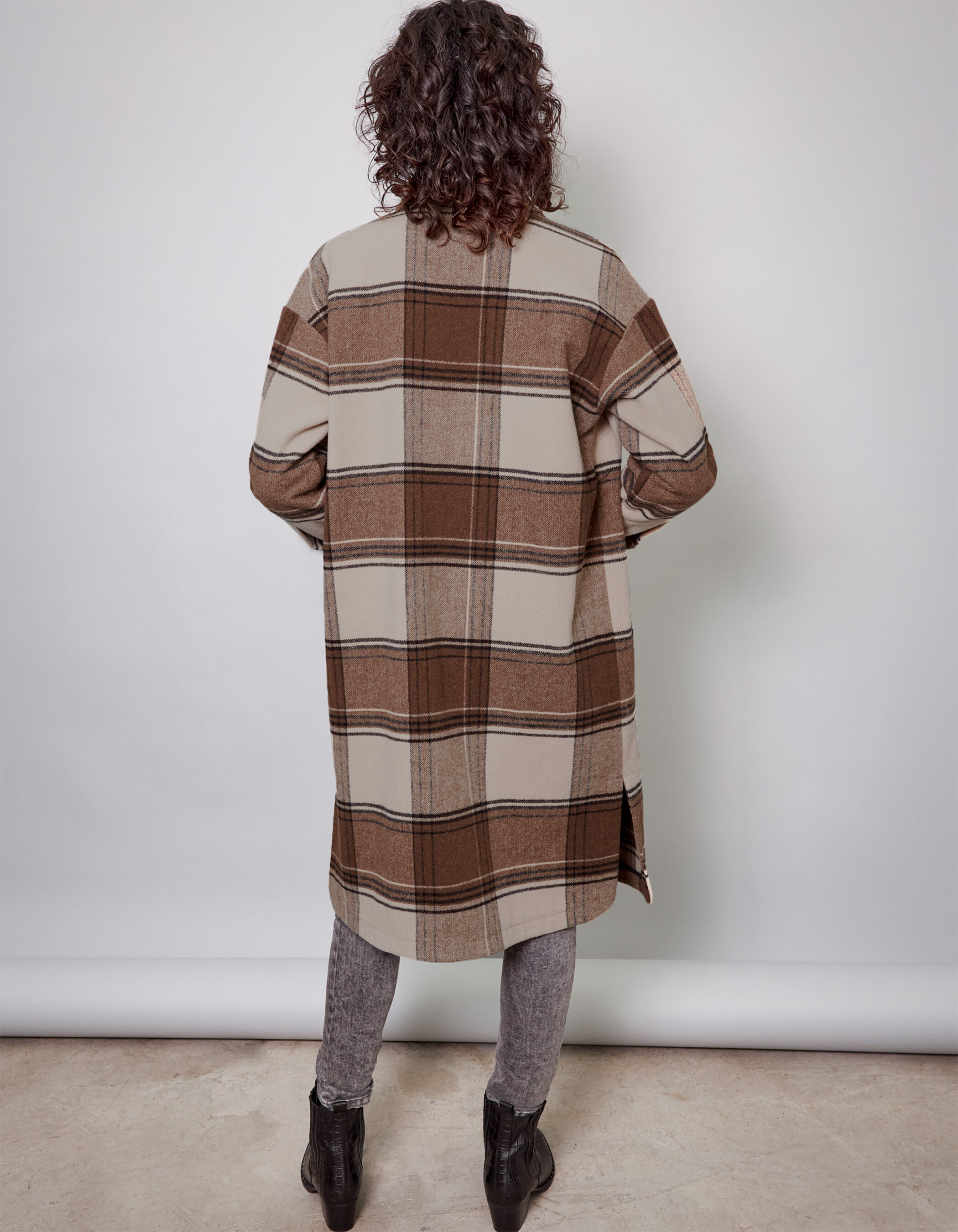 Geruite overshirt hotsell dames