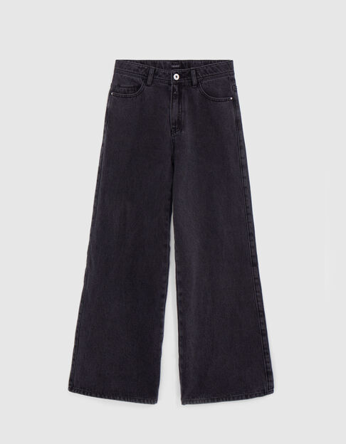 Girl's grey faded LARGE jeans - IKKS