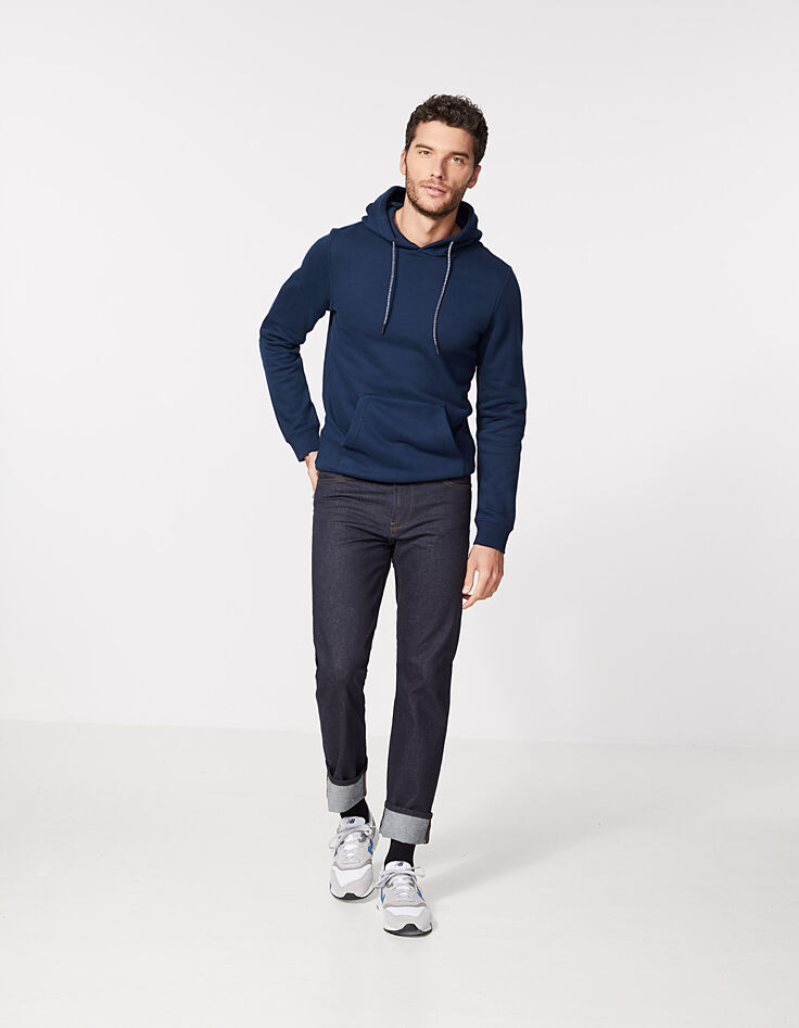 Sudadera índico con capucha con cordones IKKS Hombre-6