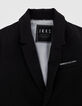 Veste de costume cérémonie noire faux-uni garçon-4