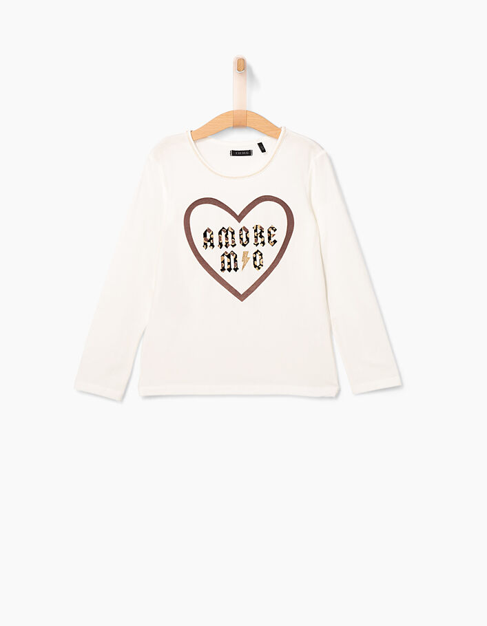 Tee-shirt Amore Mio fille - IKKS