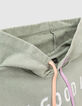 Sudadera verde cropped cordones tie&dye-4