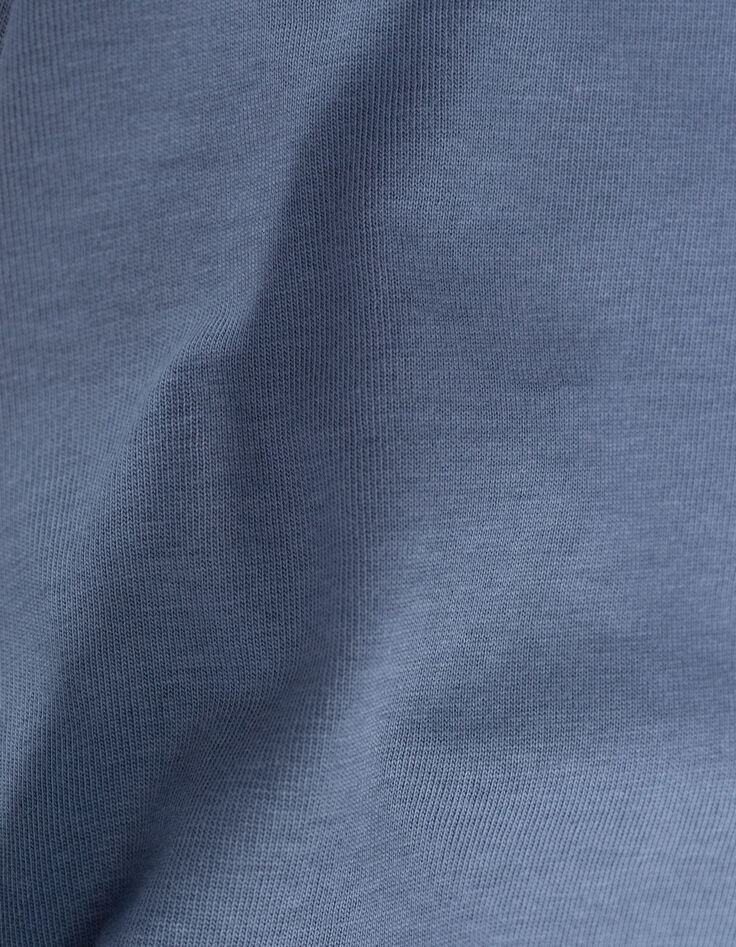 Boy's blue organic cotton embossed VICE-VERSA T-shirt-6 Boy's blue organic cotton embossed VICE-VERSA T-shirt-6