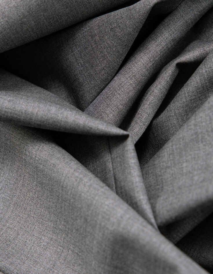 Men’s grey wool blend suit trousers-6