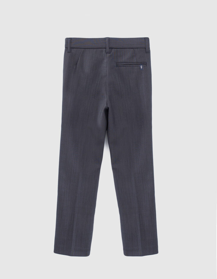 Pantalon de costume marine faux-uni garçon-4