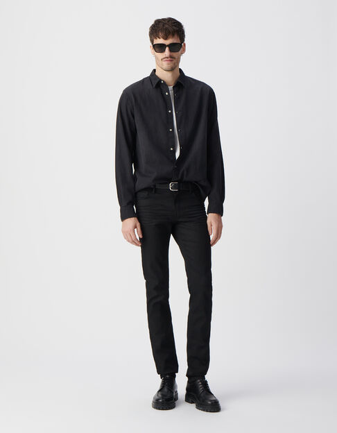 Jean SLIM noir Homme - IKKS