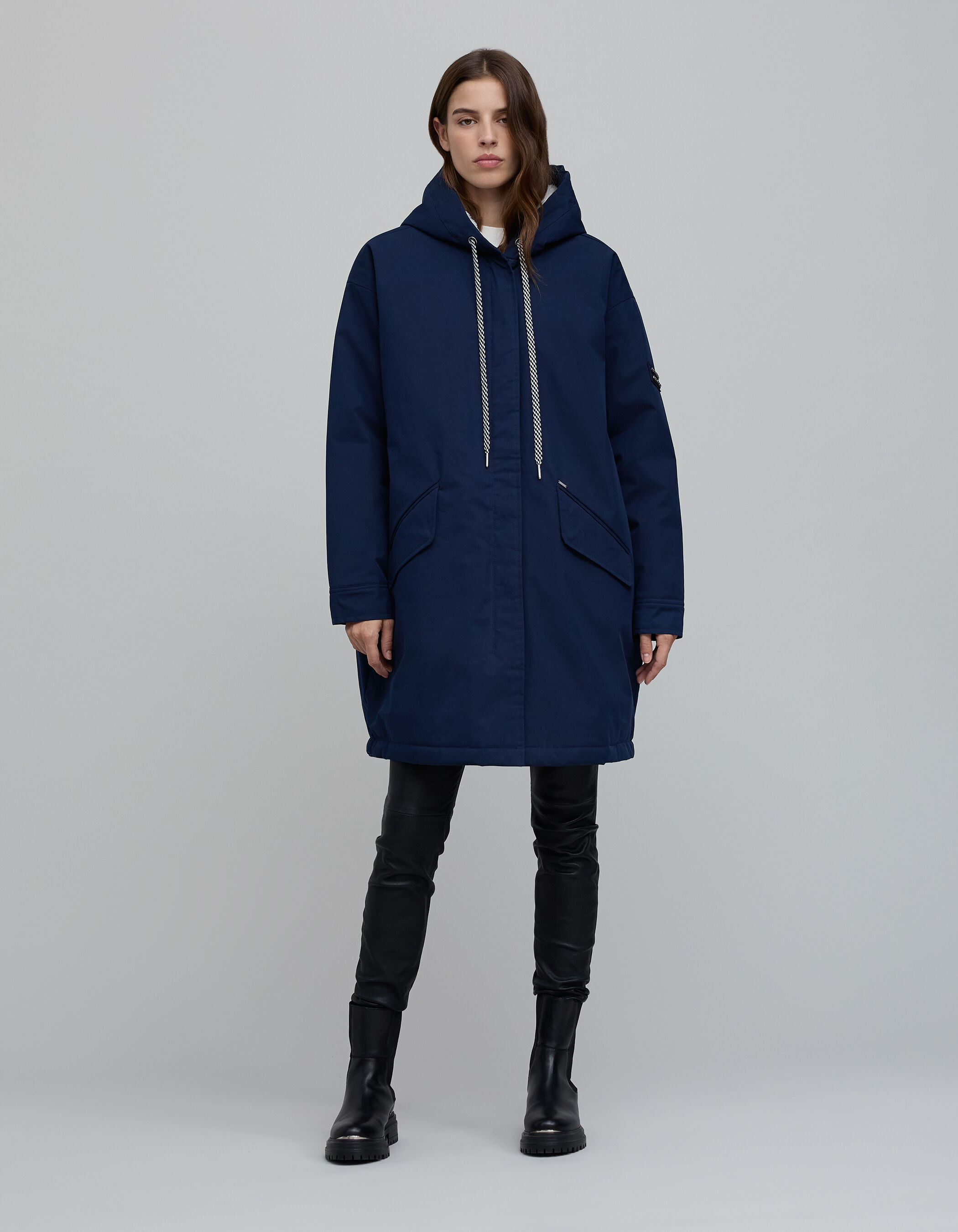 Parka ikks femme bleu marine outlet