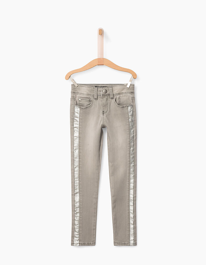 Girls' grey skinny jeans - IKKS