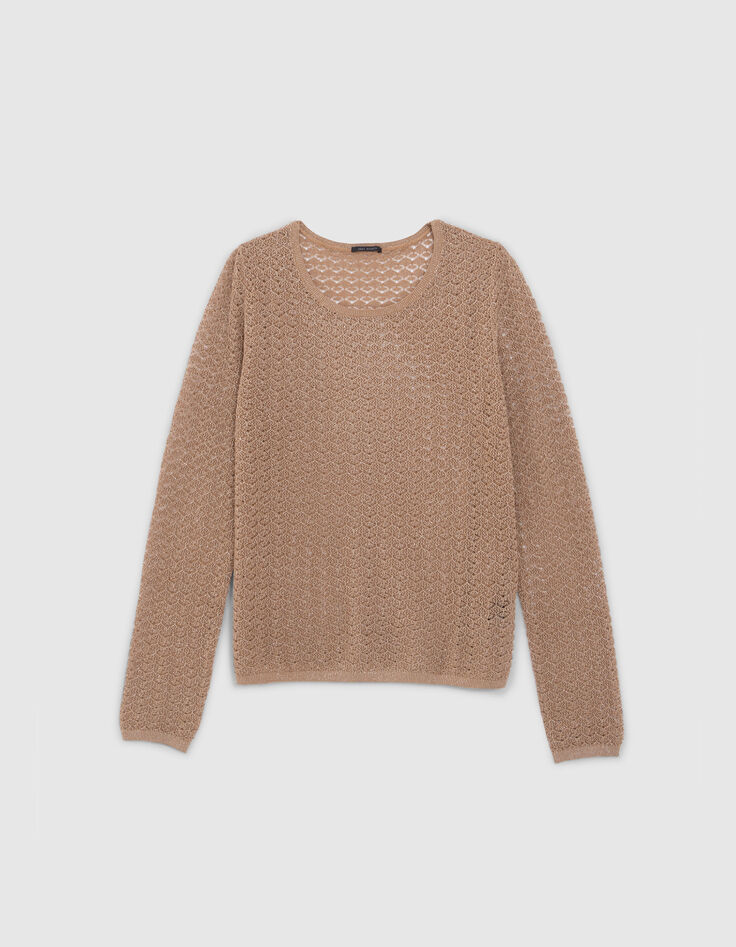 Sesam trui lurex fantasie-ajourbreiwerk Dames-5