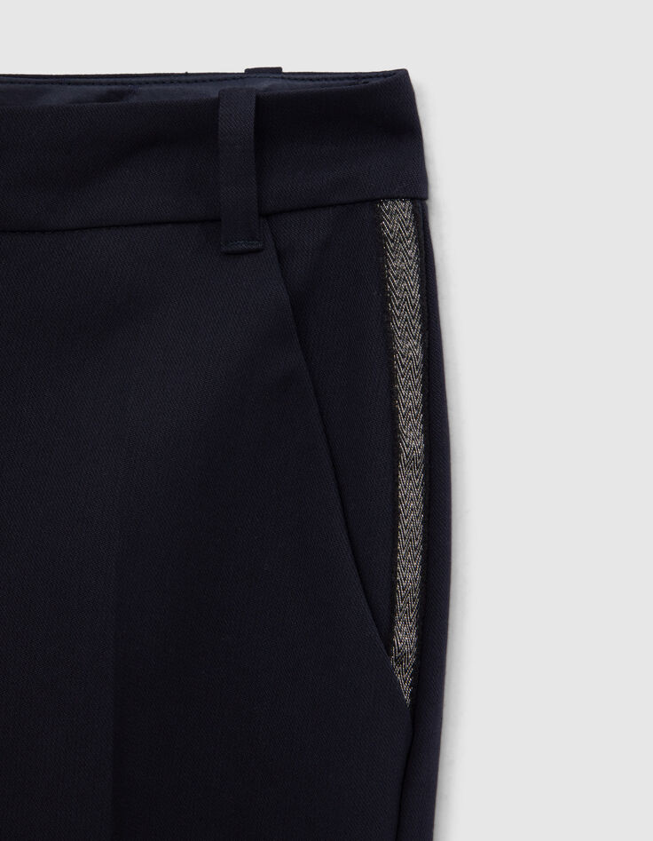 Pantalón marino tiras fantasía Mujer-6
