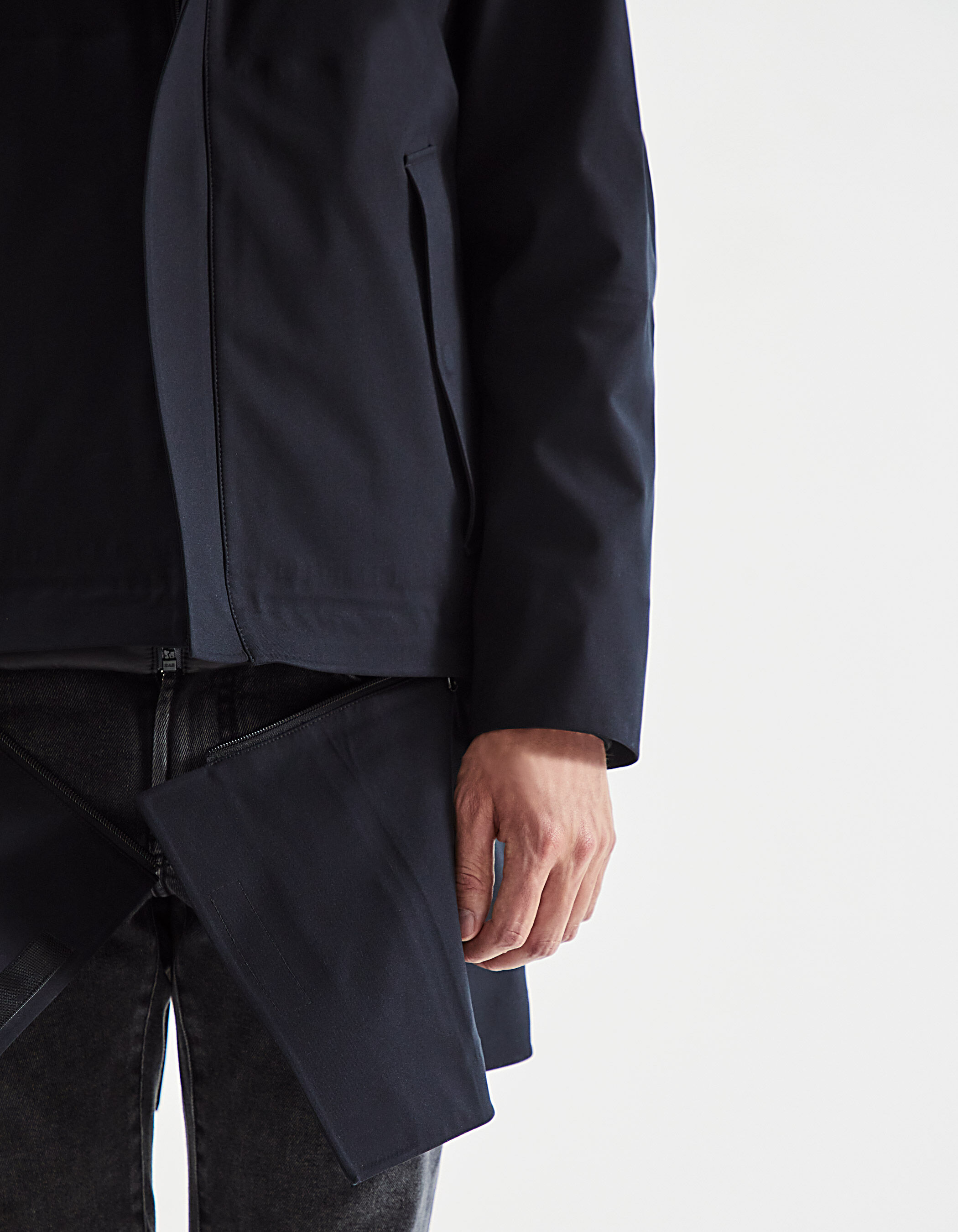 Parka ikks homme bleu marine outlet