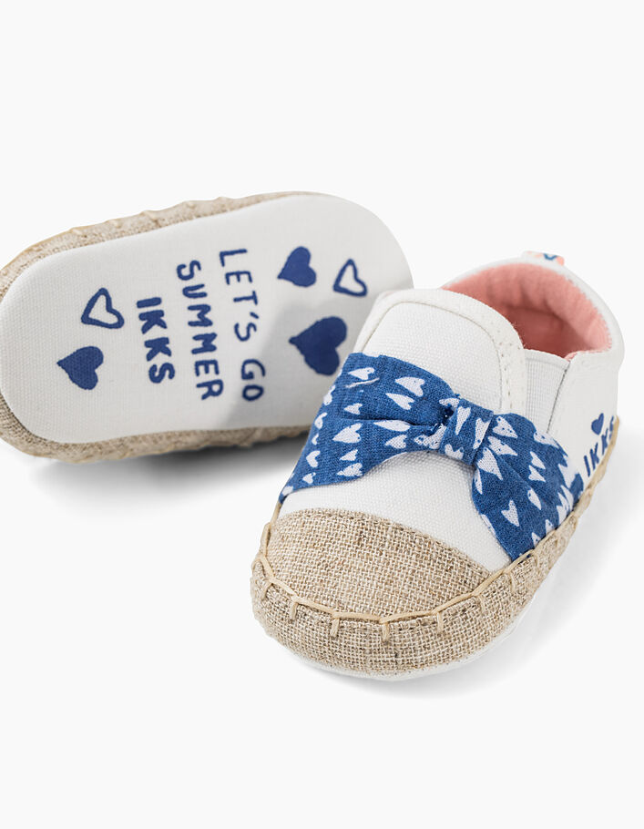 Ecru en beige schoenen voor babymeisjes - IKKS