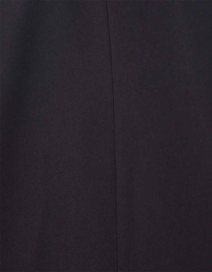 Veste tailleur en crêpe coloris noir femme-7