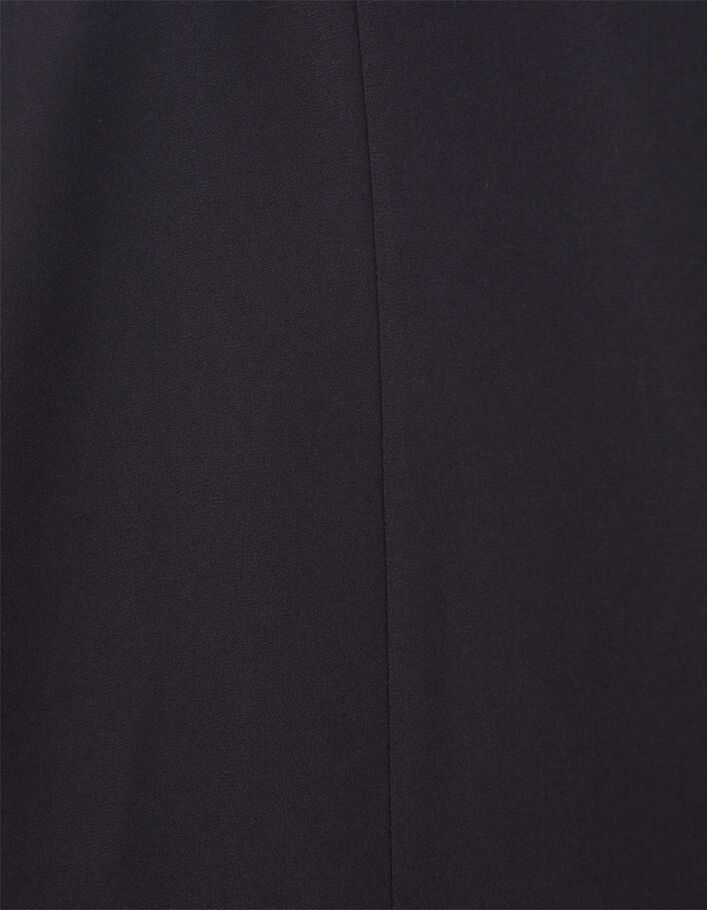 Women's black crepe suit jacket - IKKS