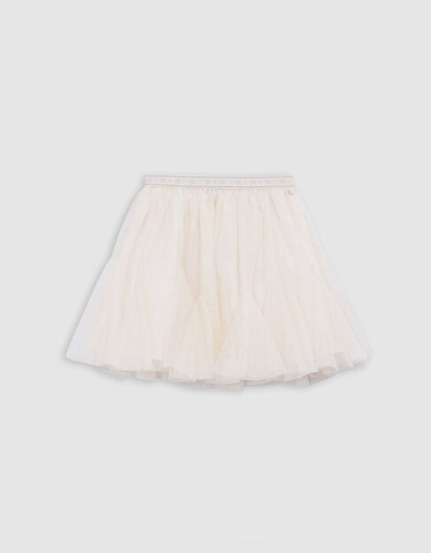 Jupe-tutu écrue pailletée fille - IKKS