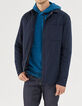 Sous-doudoune surchemise marine nylon THERMOLITE® Homme-1