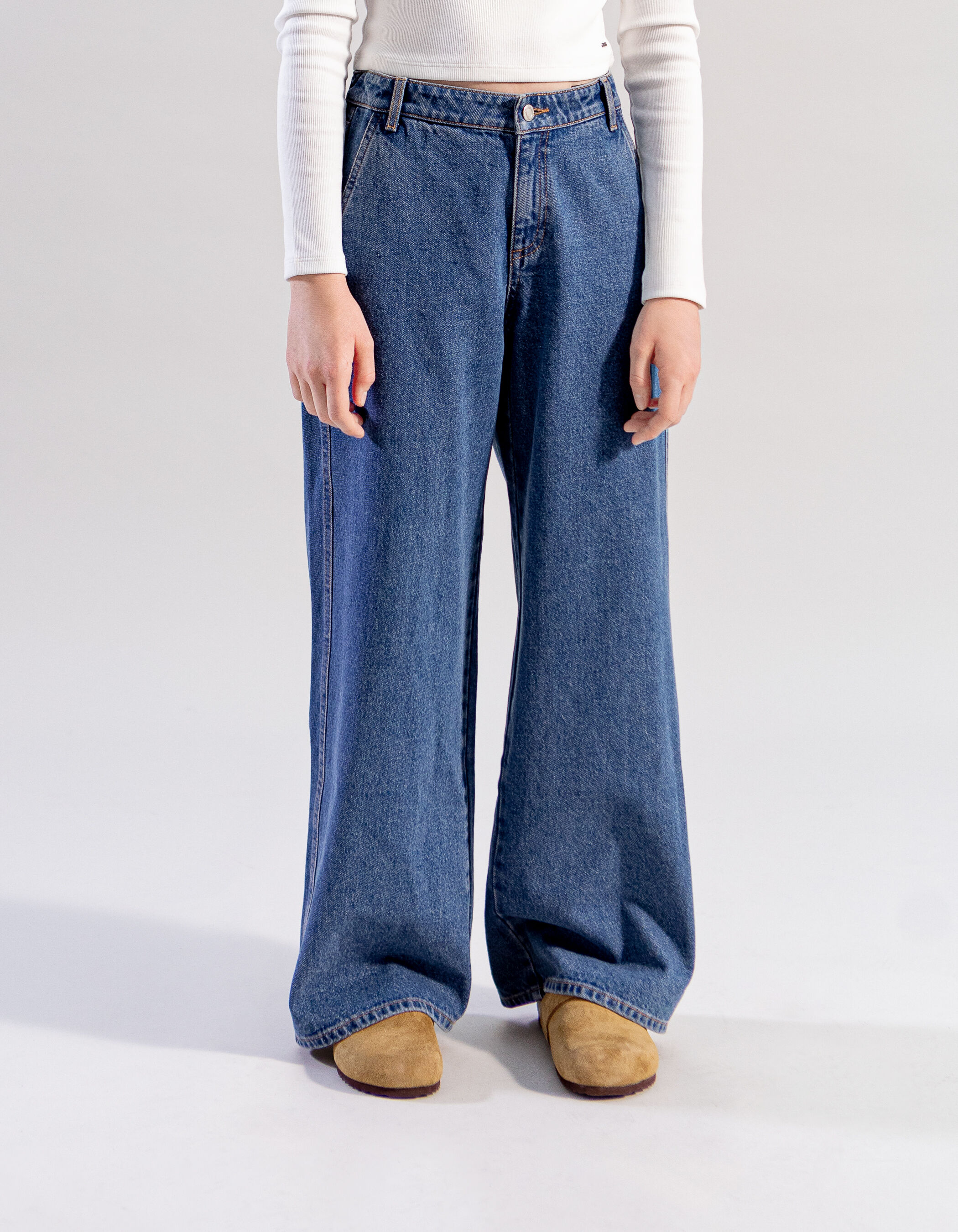 MOM blue sales waterless jeans for girls
