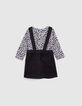 2-in-1-Set für Mädchen mit T-Shirt und Jeanskleid-3