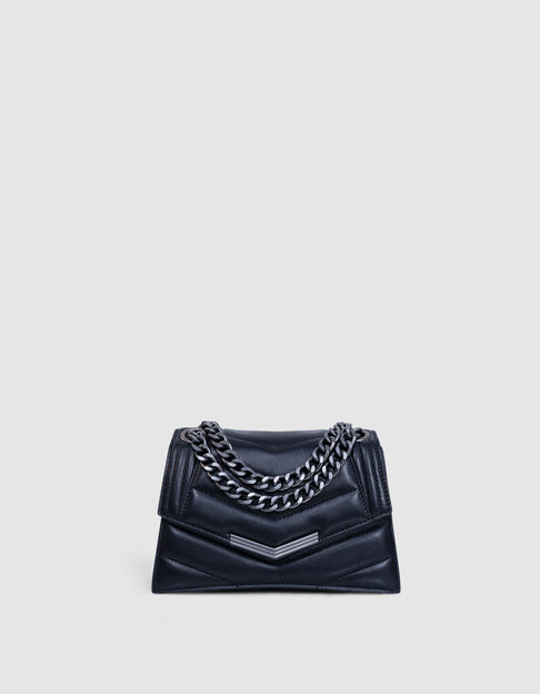 Bolso THE 1 Timeless negro cuero acolchado S mujer - IKKS