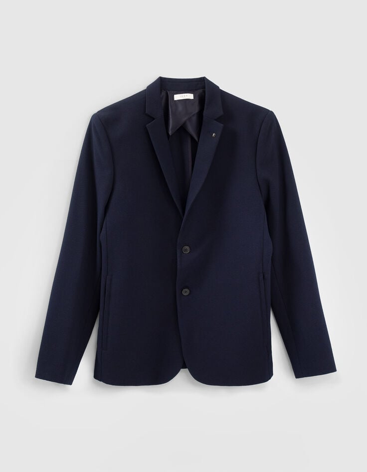 Marine blazer seersucker Heren-6 Marine blazer seersucker Heren-6