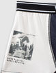 Boxers navy letterprint en grijs jongens -2
