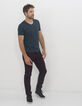 Pruimkleurige herenjeans-6
