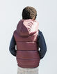 Boys’ navy and burgundy reversible padded jacket-7