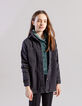 Chemise en jean gris waterless poches plaquées fille-1