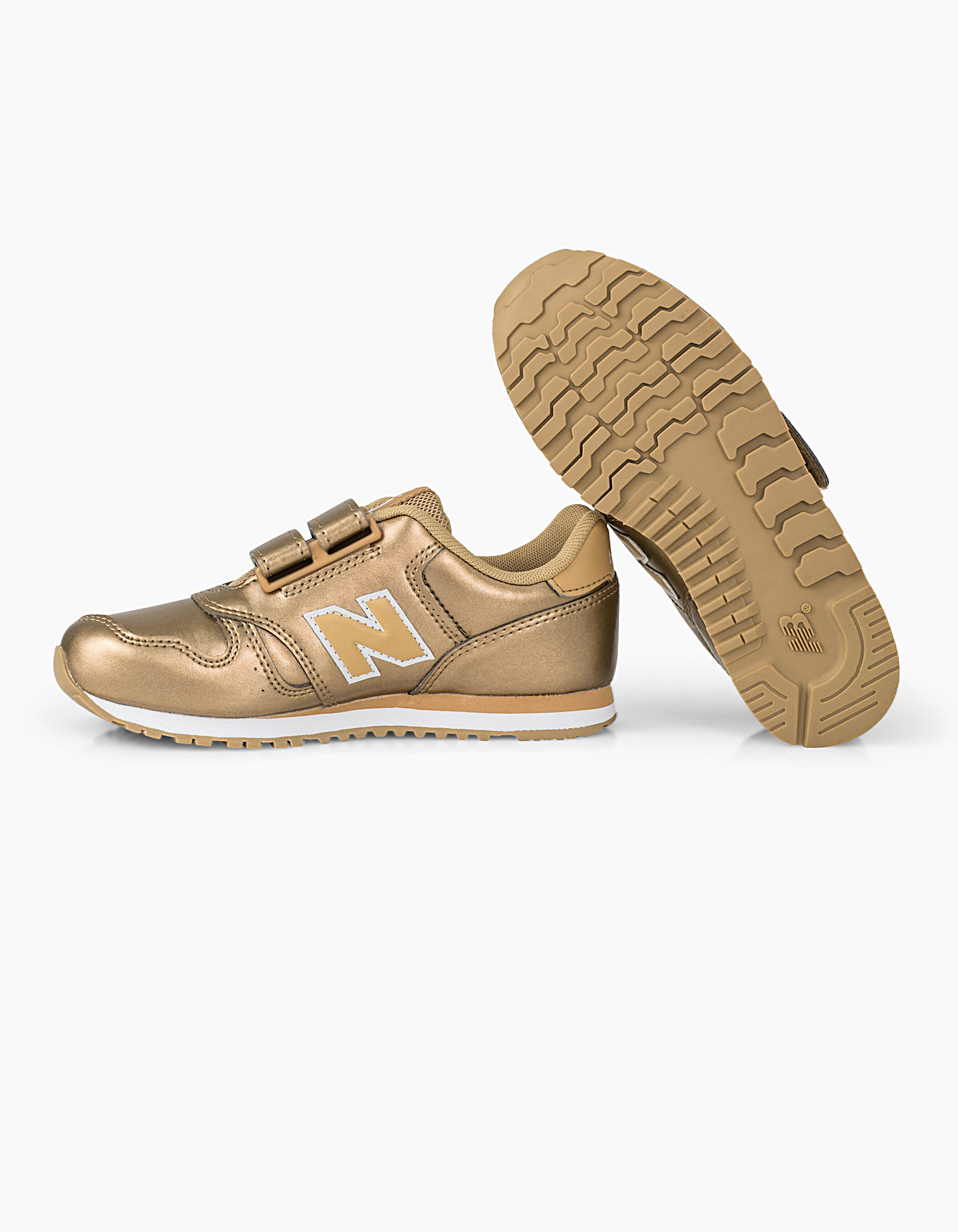 Girls gold trainers IKKS