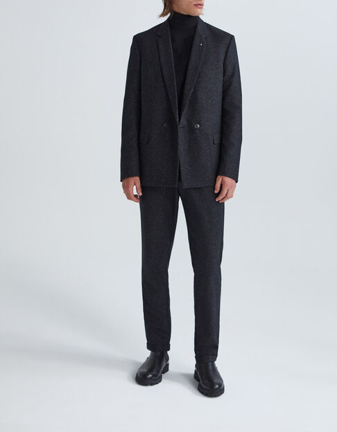 Men’s charcoal Pure Edition suit trousers - IKKS