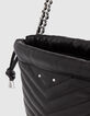 Sac seau 1440 noir cuir Taille Small Femme-4