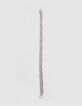 Women&rsquo;s silver-tone curb chain choker necklace-3