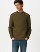 Pull hiver kaki tricot mousseux Homme-1 Pull hiver kaki tricot mousseux Homme-1