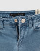 Light blue slim jeans 7/8 meisjes-7