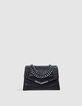 Bolso THE 1. ITALY cuero repujado choco Talla S para mujer-1