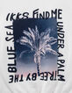 Gebroken wit T-shirt opdruk palm meisjes-5