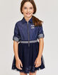 Robe-chemise en jean et jupon en tulle fille-1