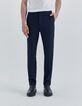 Marine kostuumbroek dobby TRAVEL SUIT Heren-1