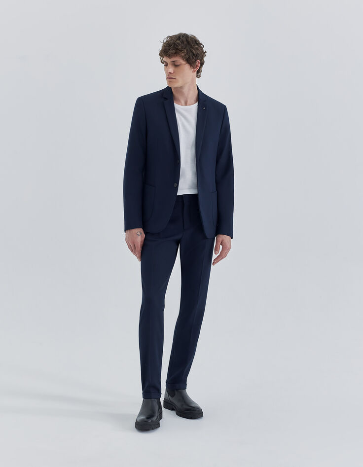 Marine kostuumbroek dobby TRAVEL SUIT Heren-5