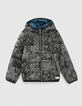 Boys’ blue and black Bandana reversible padded jacket-1