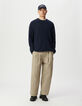 Pull hiver bleu tricot mousseux Homme-3 Pull hiver bleu tricot mousseux Homme-3