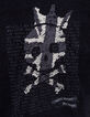T-shirt navy tête de mort sequins réversibles garçon -5