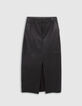 Pure Edition-Damenrock aus schwarzem Leder-6