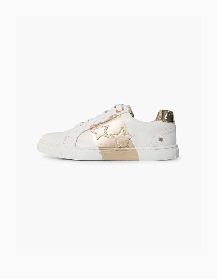 Girls' white trainers-1 Girls' white trainers-1