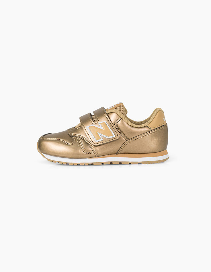 Girls' gold trainers-1 Girls' gold trainers-1